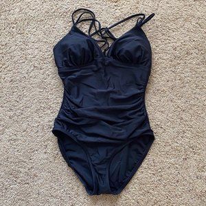 Black One Piece Swimsuit